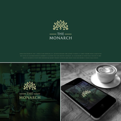 The Monarch Restaurant Logo Design by Boutchou
