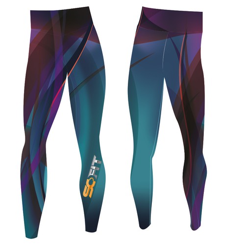 Create bright compression pants for a rapidly growing fitness