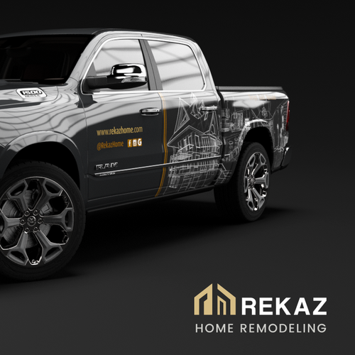 Modern - elegant Truck wrap design Design by My Idea Studio