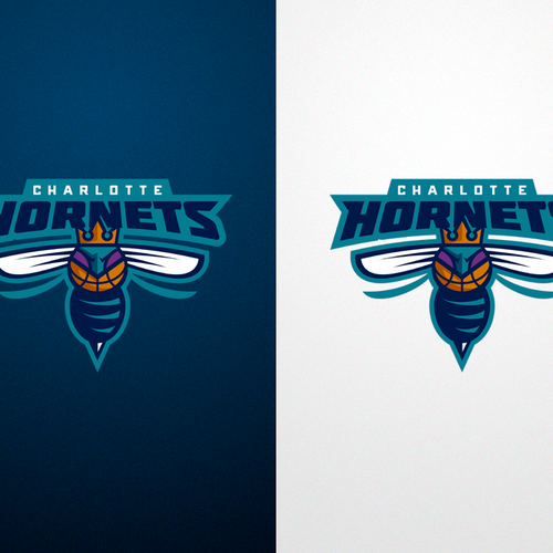 Community Contest: Create a logo for the revamped Charlotte Hornets! Design by Rom@n