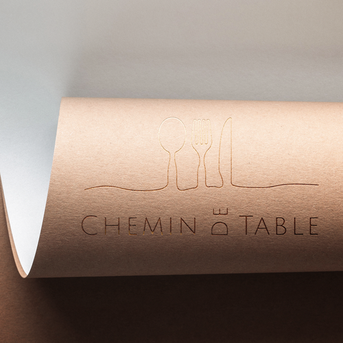 Elegant and modern logo for our website specialised in table cutlery Design by DesignInc.