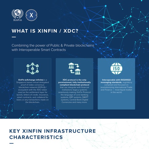 XDC ERC-20 Integration Infographic Design by Talz ⭐⭐⭐⭐⭐