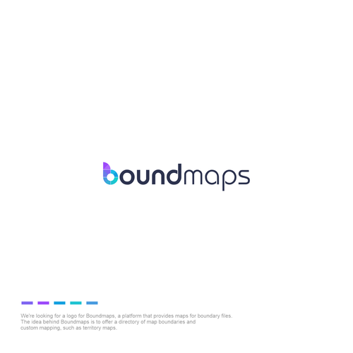 Simple and clean logo for a B2B mapping app Design by BAEYBAEツ