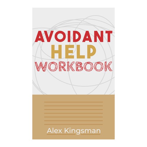Workbook book cover on Avoidant Attachment Style Design by Jidd.