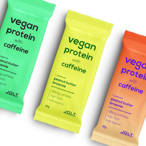 Design a modern, catchy package for a healthy premium energy bar Design by ░md