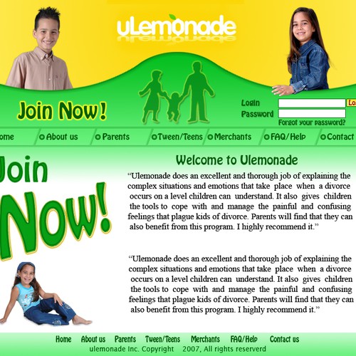 Logo, Stationary, and Website Design for ULEMONADE.COM デザイン by omegga