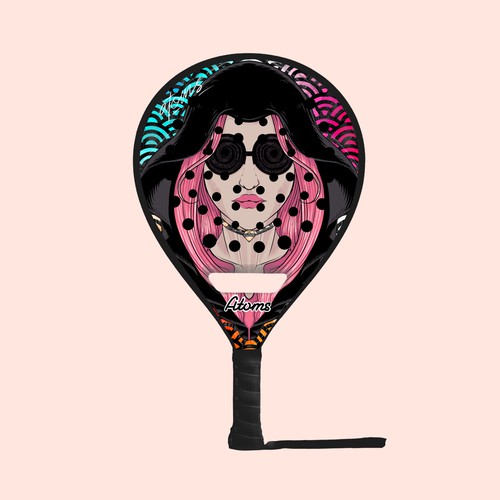 Padel Racket Design Competition. Design by namanama