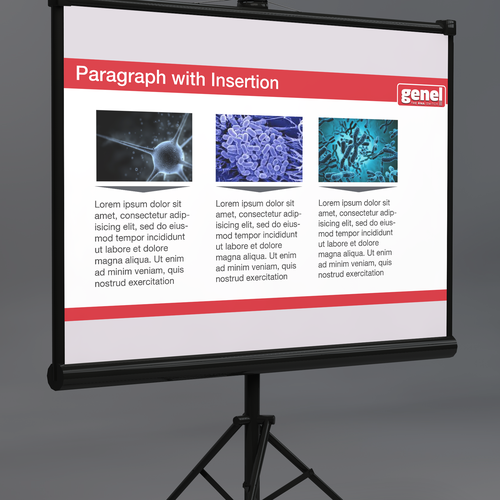 Plantilla de Powerpoint propuesta en el concurso por LuxFlare