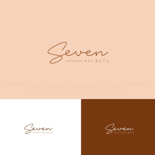 Logo Design for luxurious massage oil brand "Seven Secrets" Design by NajninD