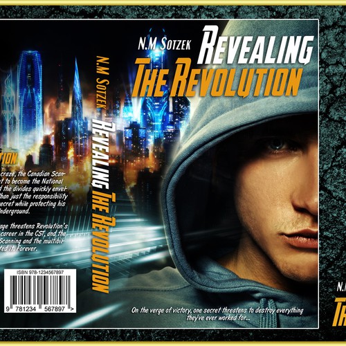 Design an awesome cover for Science/sports-fiction novel 'Revealing the Revolution' Design by FalaBogu