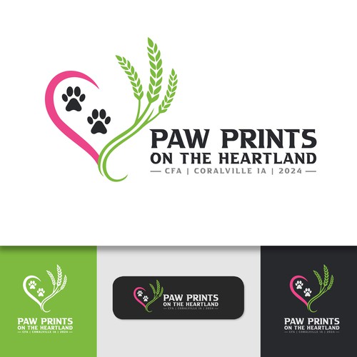 Paw Prints in the Heartland Design by reiffal®