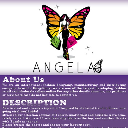 Design di Help Angela Fashion  with a new banner ad di Tanvir Rahim