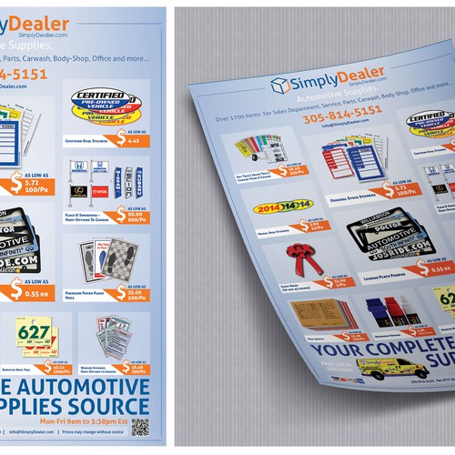 create an AWARD winning flyer for automotive industry!!! | Postcard ...