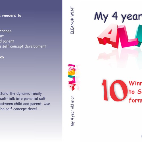 Create a book cover for "My 4 year old is An Alien!!" 10 Winning steps to Self-Concept formation Design von pshoudini