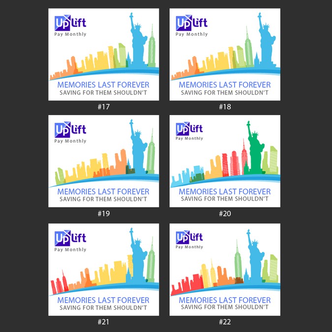 Design a catchy ad for JetBlue + UpLift Pay Monthly Banner ad contest