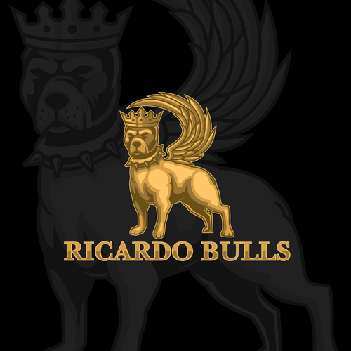 High end luxury American Bully kennel logo Design by omeen