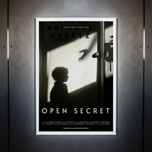 Design a poster for the documentary Open Secret Design by CreamCreative