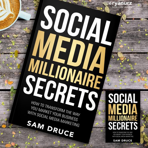 Design A Social Media Marketing Book Cover Being Sent to 500,000 in 10 days! Design by ryanurz