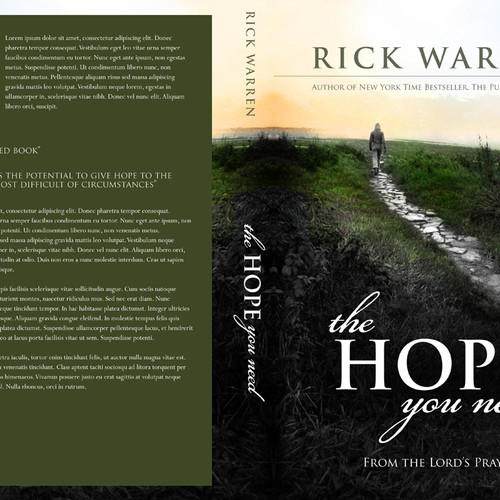 Design Rick Warren's New Book Cover Design réalisé par tamarjames