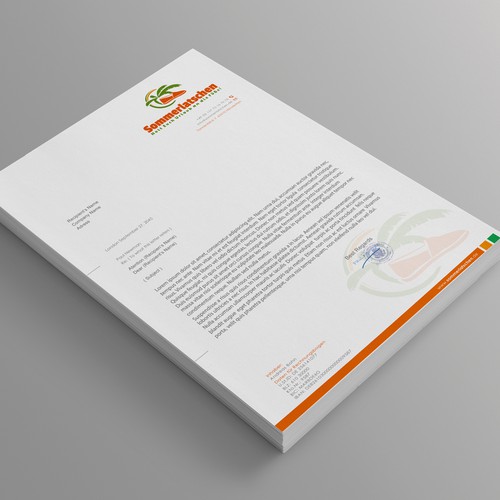 Stationery contest entry by Masgrafiko