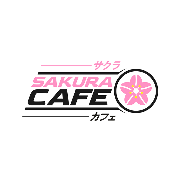 Logo concept for Sakura Cafe.
