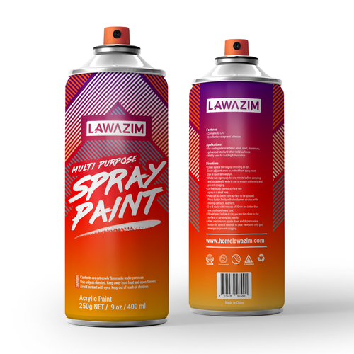 Design a Spraypaint Can for Lawazim | Product packaging contest