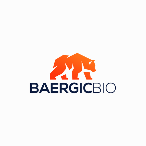 Design a biotech company logo including imagery of a bear. Design by LucianRadu