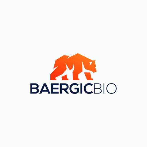 Design a biotech company logo including imagery of a bear. Design by Doris Gray