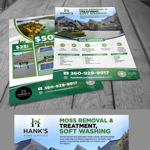 High End Washing Service Flyer Design by Logicainfo ♥
