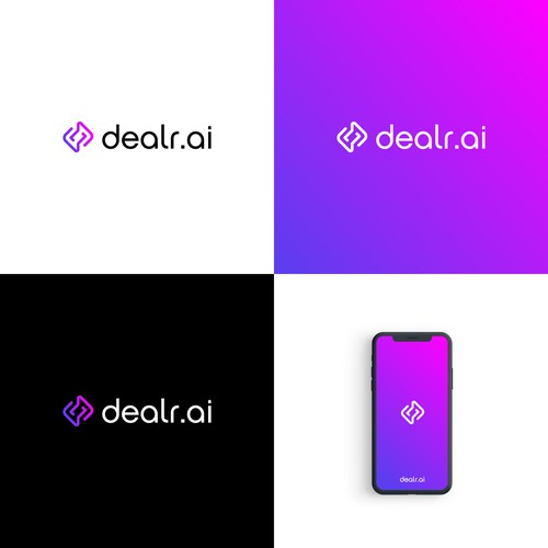 Create a simple and techy logo for a new AI product for dealr.cloud - dealr.ai Design by thetamlika®