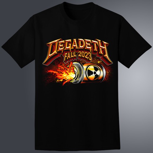 Vintage Heavy Metal Concert T shirt design Design by LP Art Studio