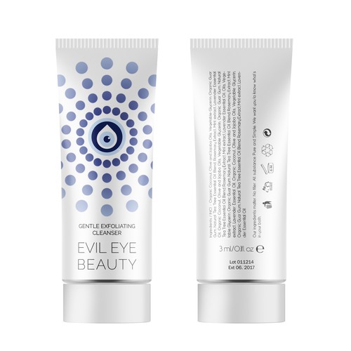 Evil Eye Beauty needs a fun & modern cosmetic tube designed. Design by bcra