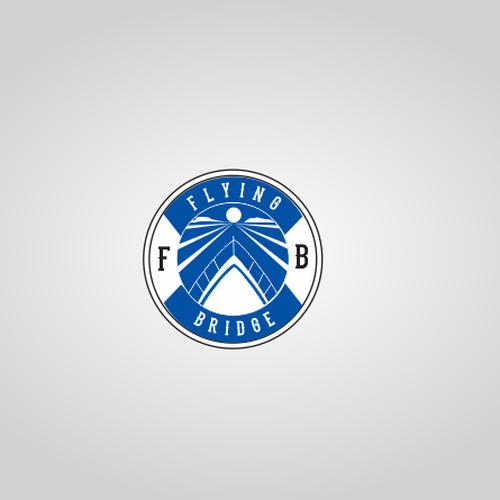 FLYING BRIDGE: Create giving society logo for the Alumni office of the U.S. Merchant Marine Academy. Design by animav studio