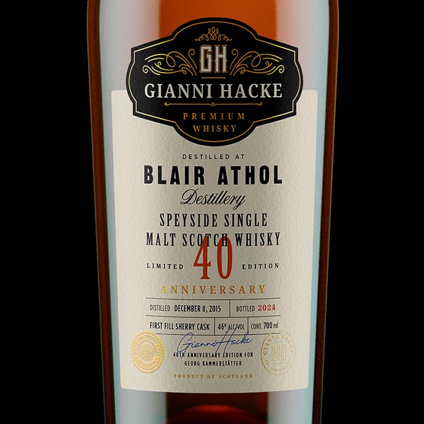 GH Whisky 40 Anniversary