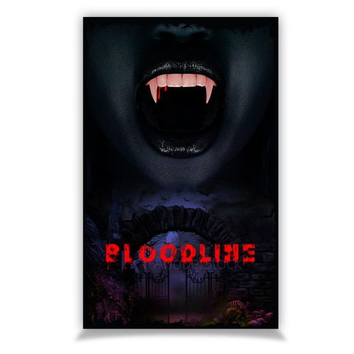 Vampire Poster Design Design by Along99