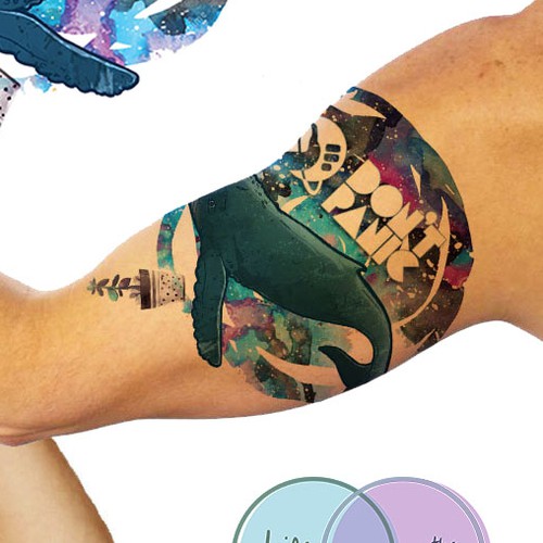 hitchhiker's guide to the galaxy sleeve tattoo | Tattoo ...