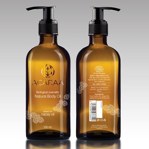 Creative Packaging Design for Natural Cosmetic Line Design by sapienpack