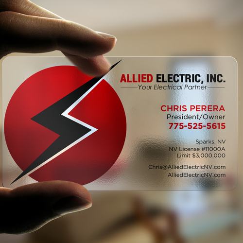 Electrician Business Cards Business Card Contest 99designs