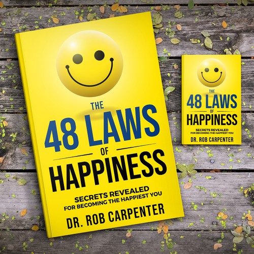 Design a fun and playful cover for a secrets to happiness book Design by Sam Arts Studio