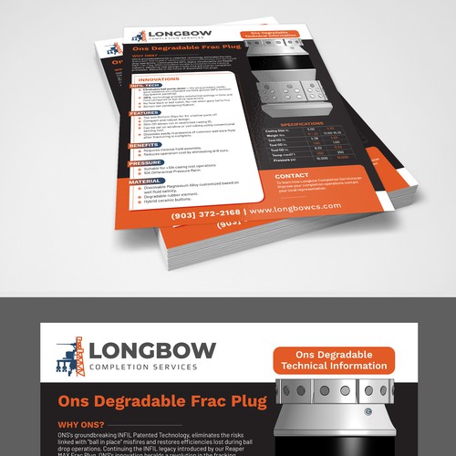 Product Data Sheet Modernization & Case Study Template Design by 123Graphics