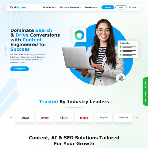 Agency Website Relaunch - potential add-on / long-term work Design by pb⚡️