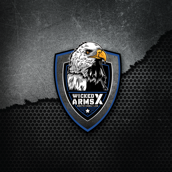 Design by Jesús Rojas titled "arms logo"