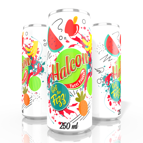 Chris John'sonさんのHALCON Soft Drinksデザイン