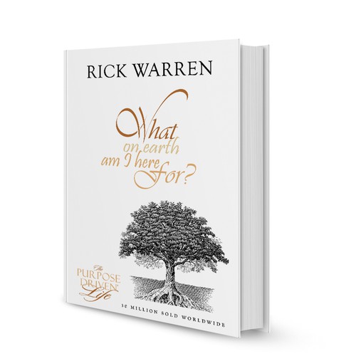 Book cover redesign for "What on Earth Am I Here For? The Purpose Driven Life" by Rick Warren Design by Ramshad Mohammed