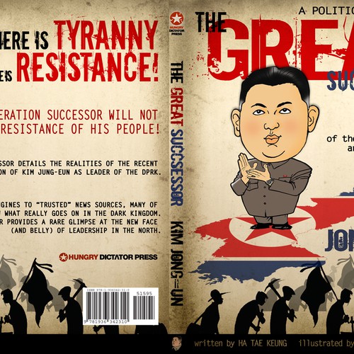 book cover for Hungry Dictator Press Design by ODYART