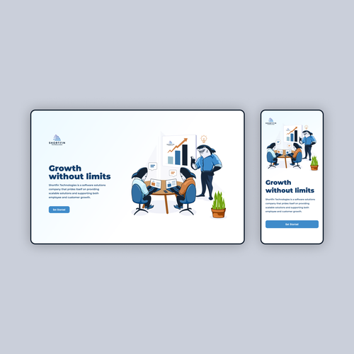 We need website illustrations for our software solutions company Design by Kr8v.in