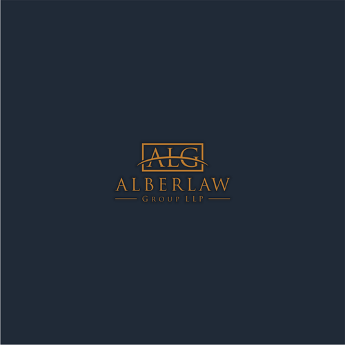 Law office firm logo keep Alber Law separate it looks better Design by Alvin15