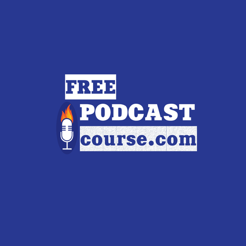 Free Podcast Course .com | Logo design contest