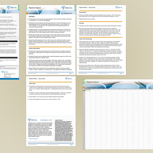 Design di PDF and Email Templates for TCT Data di Interactive Jam