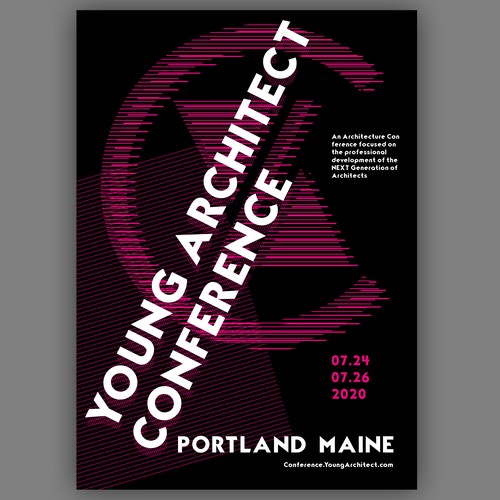 Poster Design for Millennial Architecture Conference Design by Platinum club